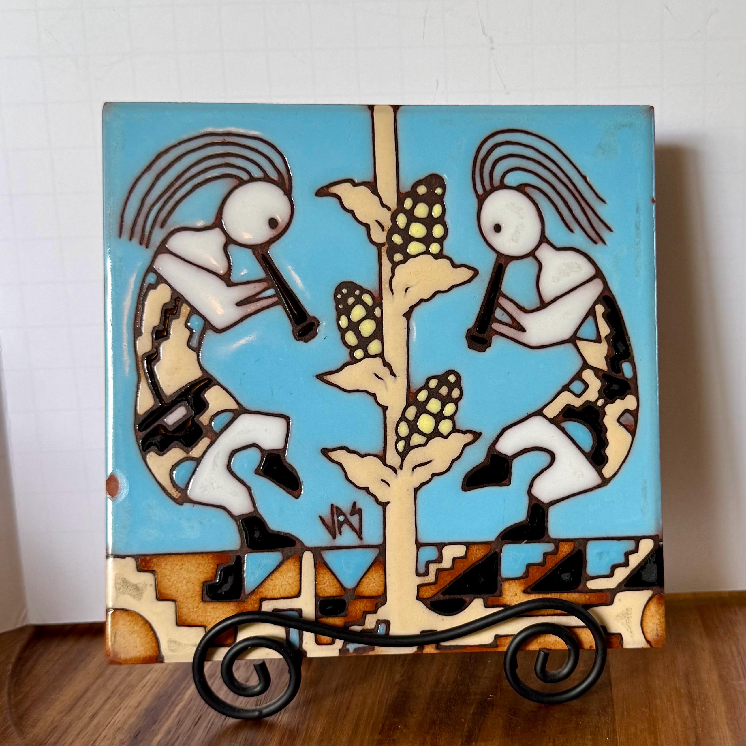 Kokopelli Tile - Etsy