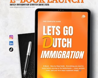 Startgids Nederlandse immigratie 2026 | Visumvergunning Nederland, pdf (digitale download)