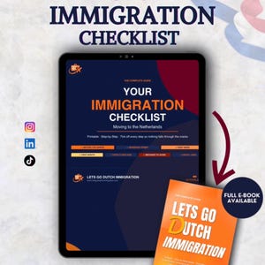 Liste de contrôle pour l'immigration néerlandaise | Guide de déménagement aux Pays-Bas (téléchargement PDF)