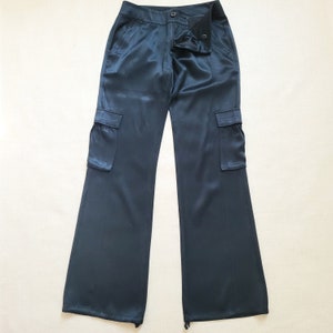 Y2K Khaki Cropped Knee Length Cargo Pocket Knickerbocker / Three Quarter  Pants 