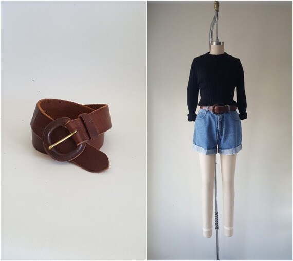 POLO Wide Leather Belt
