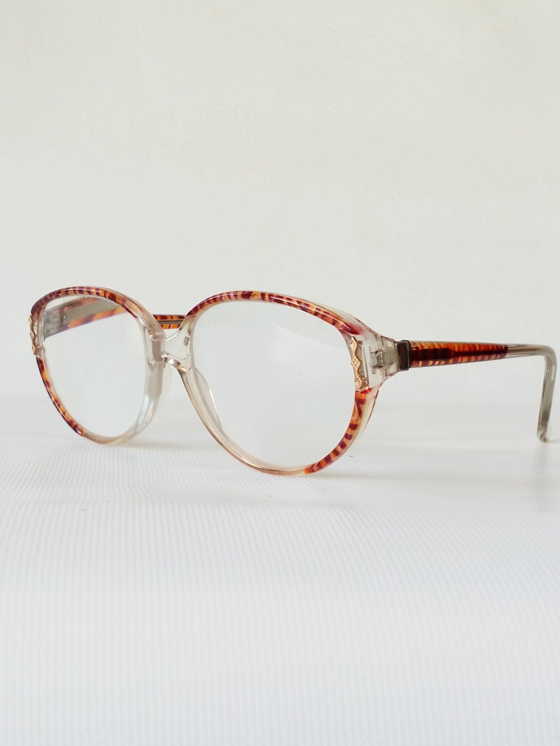 Animal Print Eyeglass Frames Clear Plastic & Brown Oval Eye - Etsy Canada Animal Print Eyeglass Frames Clear Plastic & Brown Oval Eye - Etsy Canada