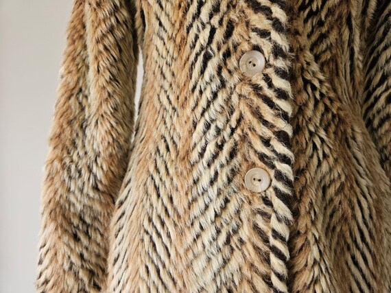 80s Faux Fur Coat (M/L)