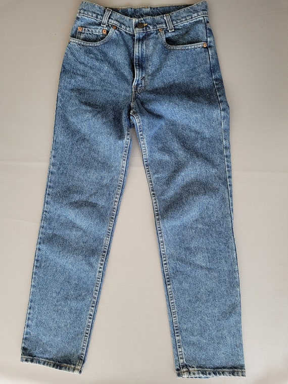 1980s LEVIS 508 Orange Tab Denim Jeans Made in US… - image 7