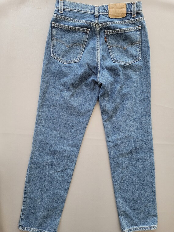 1980s LEVIS 508 Orange Tab Denim Jeans Made in US… - image 8