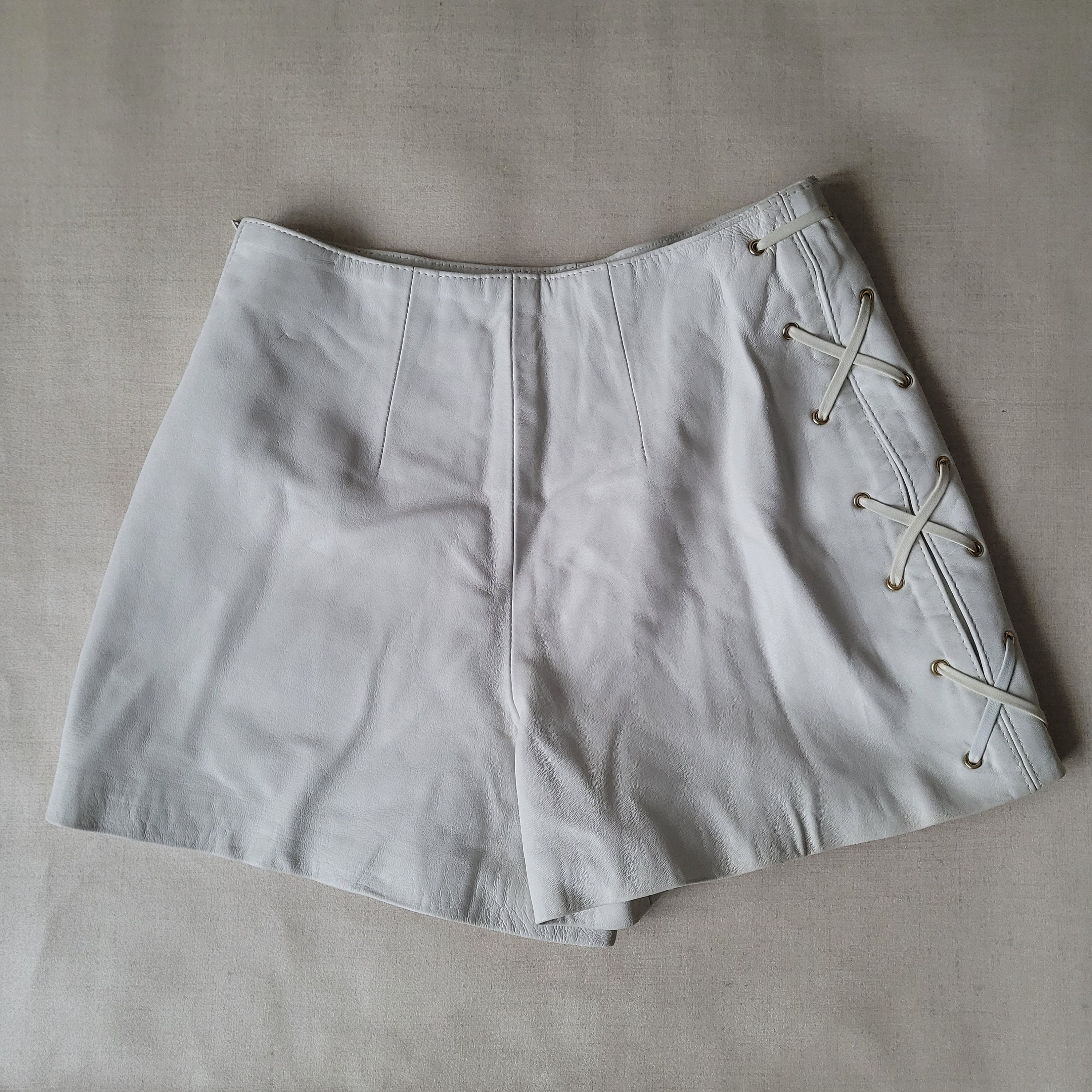 White Lace bike Shorts