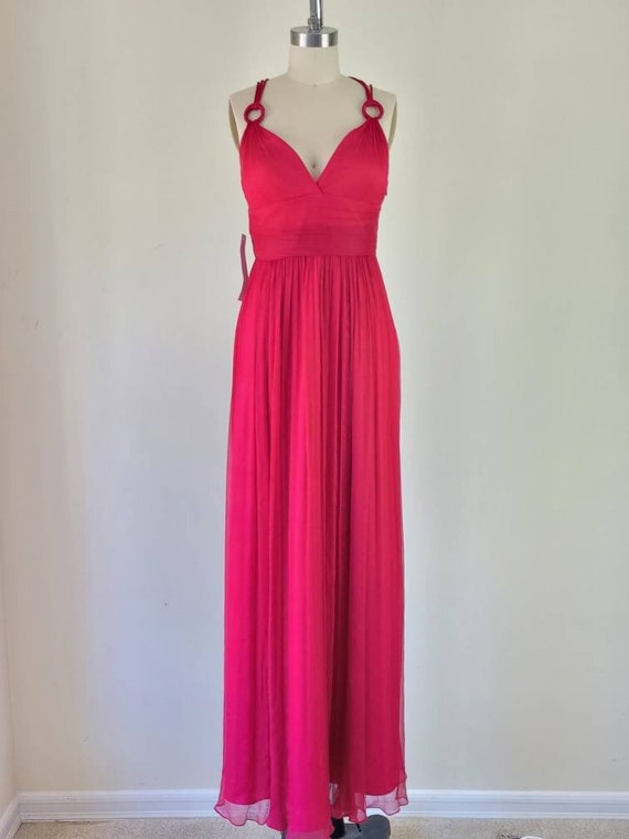 open lace back dress Saylor Pink Maxi Dress main image 0