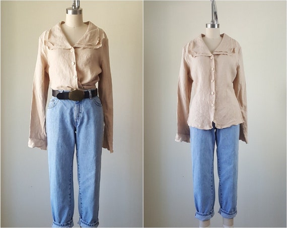 Linen Blouse Jacket
