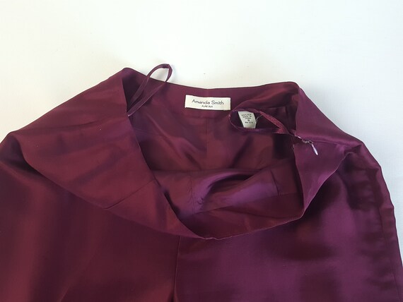 Burgundy sale cigarette pants