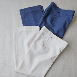 Blauwwitte LEVIS-broek uit de jaren 70 (25 inch) • Gemaakt in de VS • X Small - Small