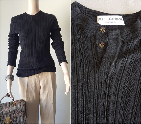 DOLCE & GABBANA Long Knit Tee