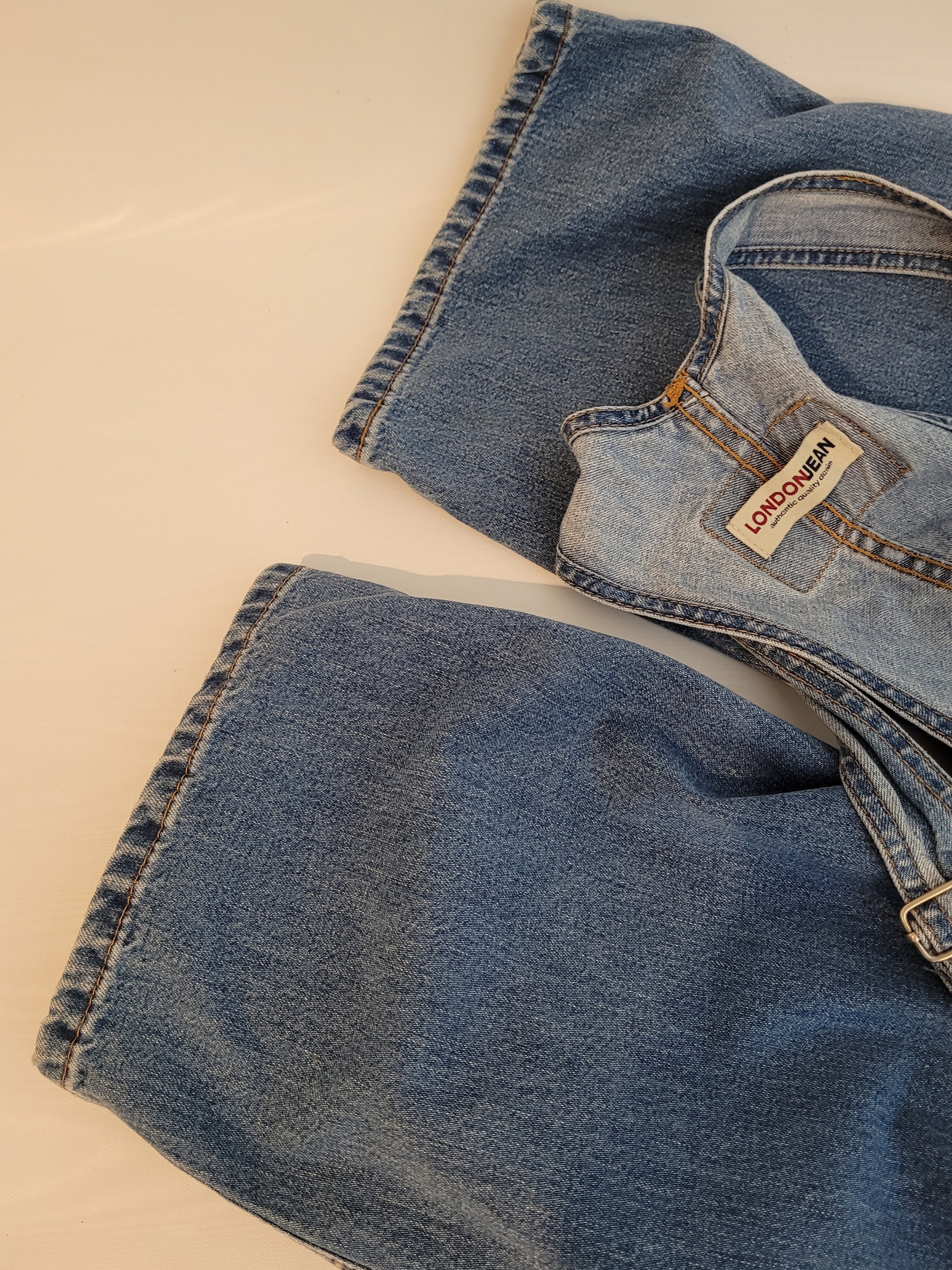 1990s Denim Bib Overalls London Jean 