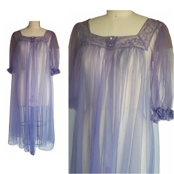 60s Chiffon Robe