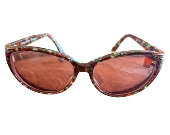 Gafas de sol Laura Ashley Sun 105 Cat Eye de estilo clásico preppy vintage (SOLO MONTURA) Mable