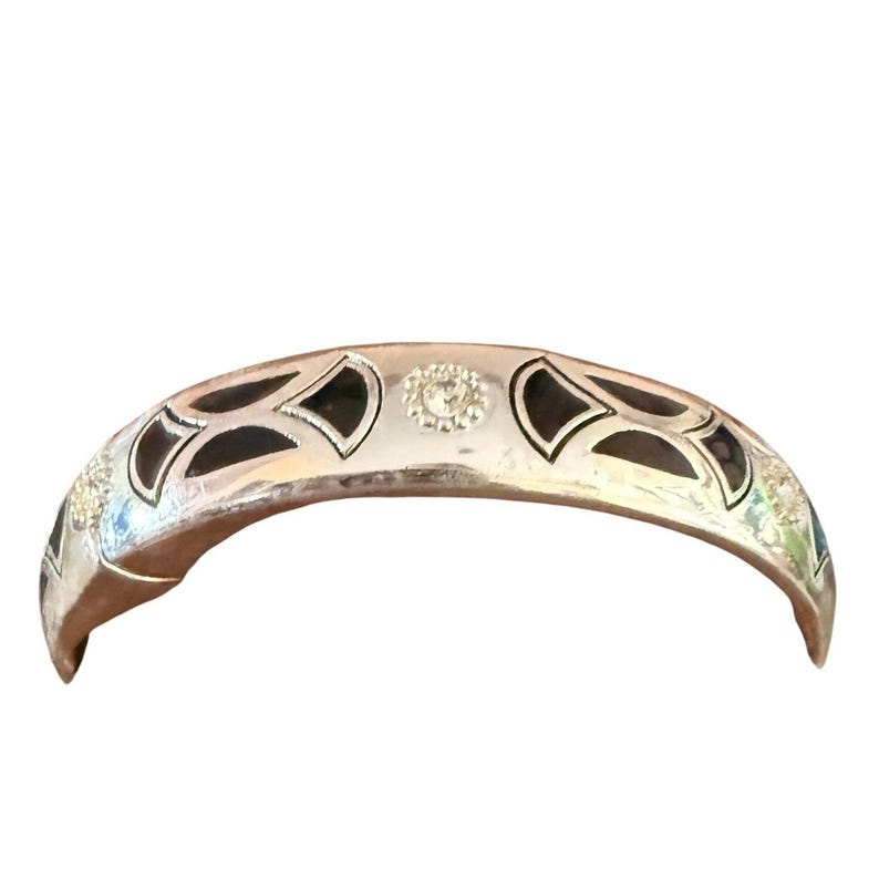 Brighton Cappella Silver Black Quiet Luxury Bangle Romantic Gothic Jewelry image 6