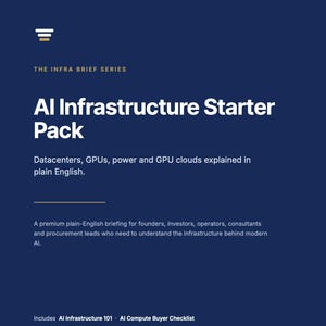 AI Infrastructure Starter Pack | Datacenters, GPUs, Power, Clouds (PDF Download)
