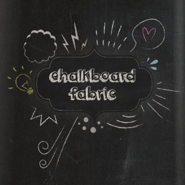 Chalkboard Fabric Etsy