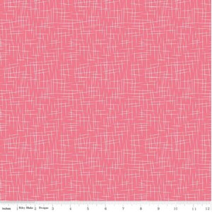 Hashtag Large Lipstick - 1 Yard Cut - C115 Lipstick - Riley Blake Designs - Cotton Basic - Quilting Fabric