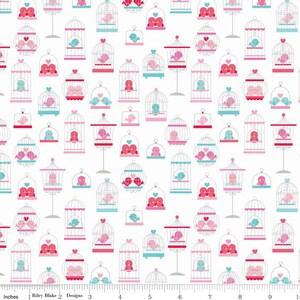 Lovey Main ホワイト 1 ヤード カット - Riley Blake Designs - コットン生地 - ホワイト生地