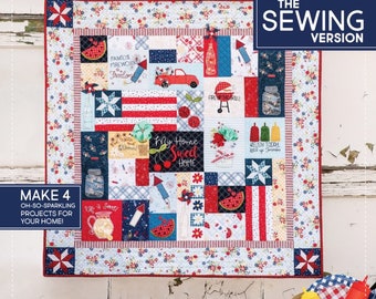 Red, White & Bloom - Sewing Version - Embroidery Pattern -Kimberbell Design