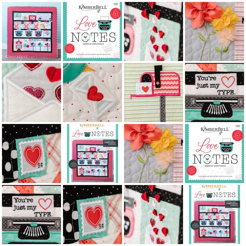 Shipping Now mystery quilt Love Notes quilt by Kimberbell image 3