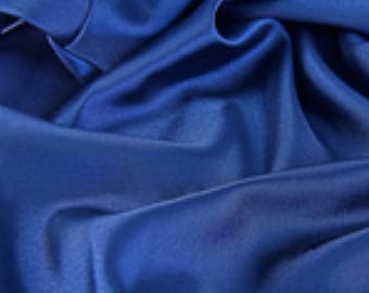 Navy Satin Fabric - Satin - 1 yard - 60" wide satin fabric