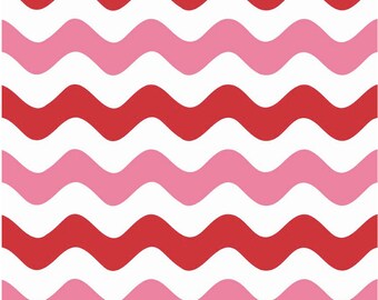 Wave Valentines by Riley Blake Designs 1 Yard Cut - Wave Fabric