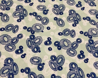 Maritime Modern Aqua - 1 Yard Cut - Riley Blake Designs -  Aqua Fabric - Cotton Fabric - Maritime Fabric