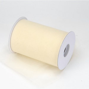 Ivory Tulle Roll 6"x100 Yards - 300 Feet-  Ivory Tulle Spool-Tulle Fabric-Tutu Tulle-  Ivory  Wedding Tulle