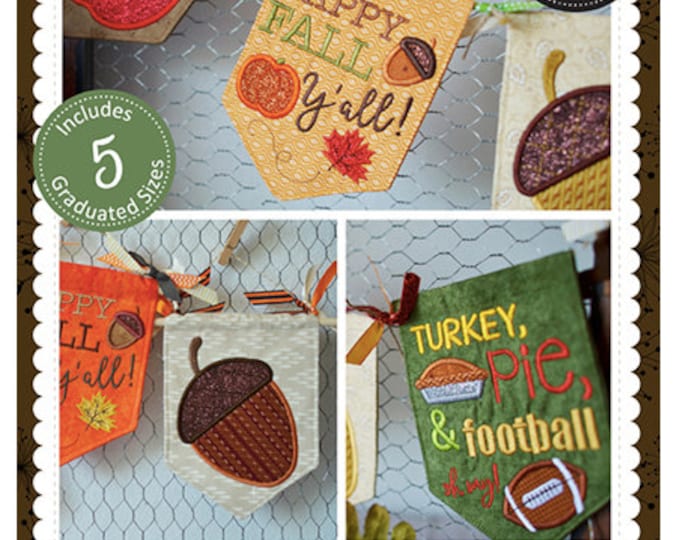 Kimberbell Pennants and Banners Embroidery Machine Happy Etsy