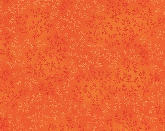 Willow tonale wortel - 1 Yard Cut - tijdloze schatten - katoenweefsel - Willow Fabric - oranje stof
