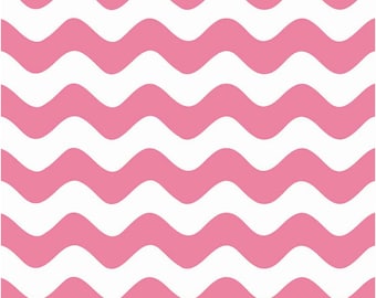 Wave Hot Pink by Riley Blake Designs 1 Yard Cut - Wave Fabric