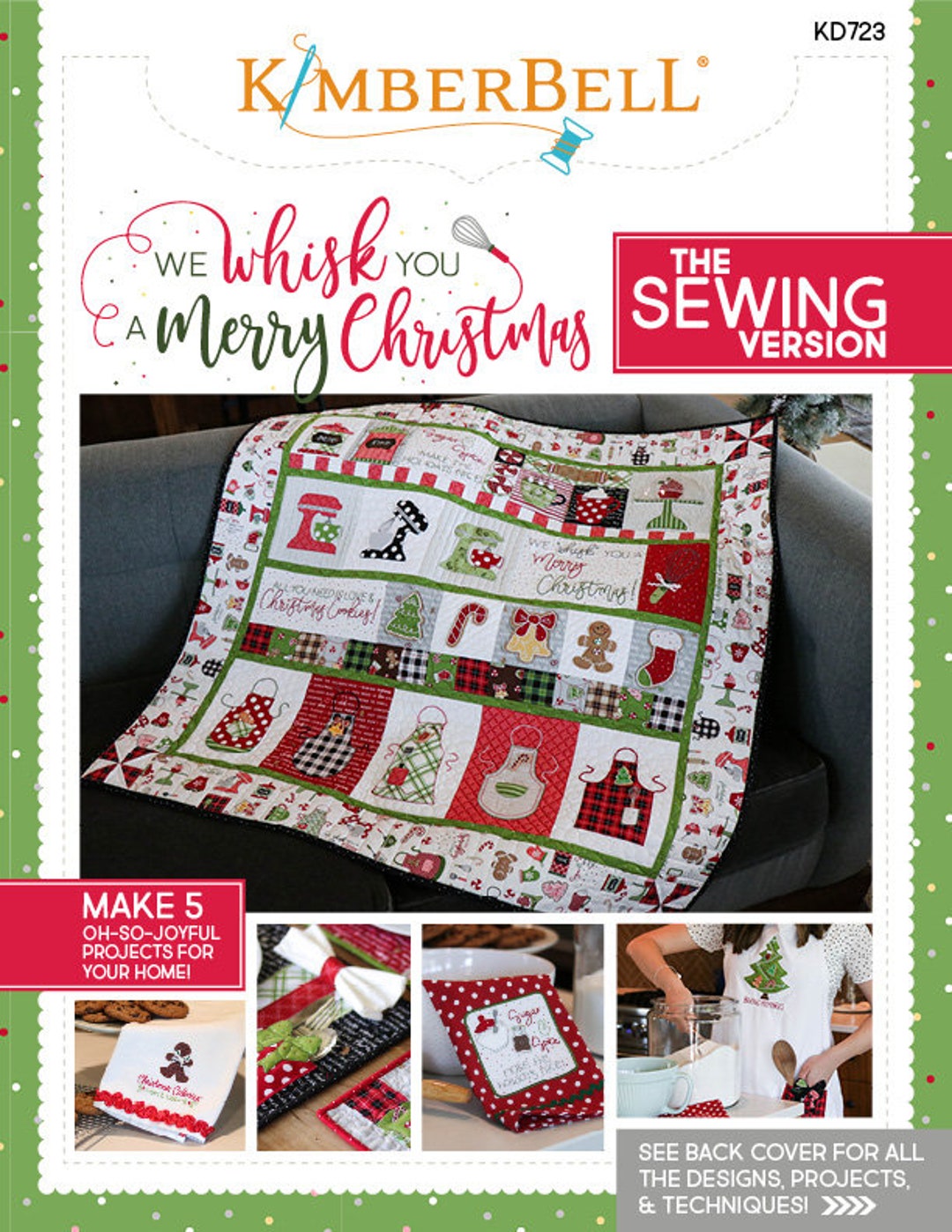 We Whisk You a Merry Christmas Kimberbell Designs Sewing - Etsy