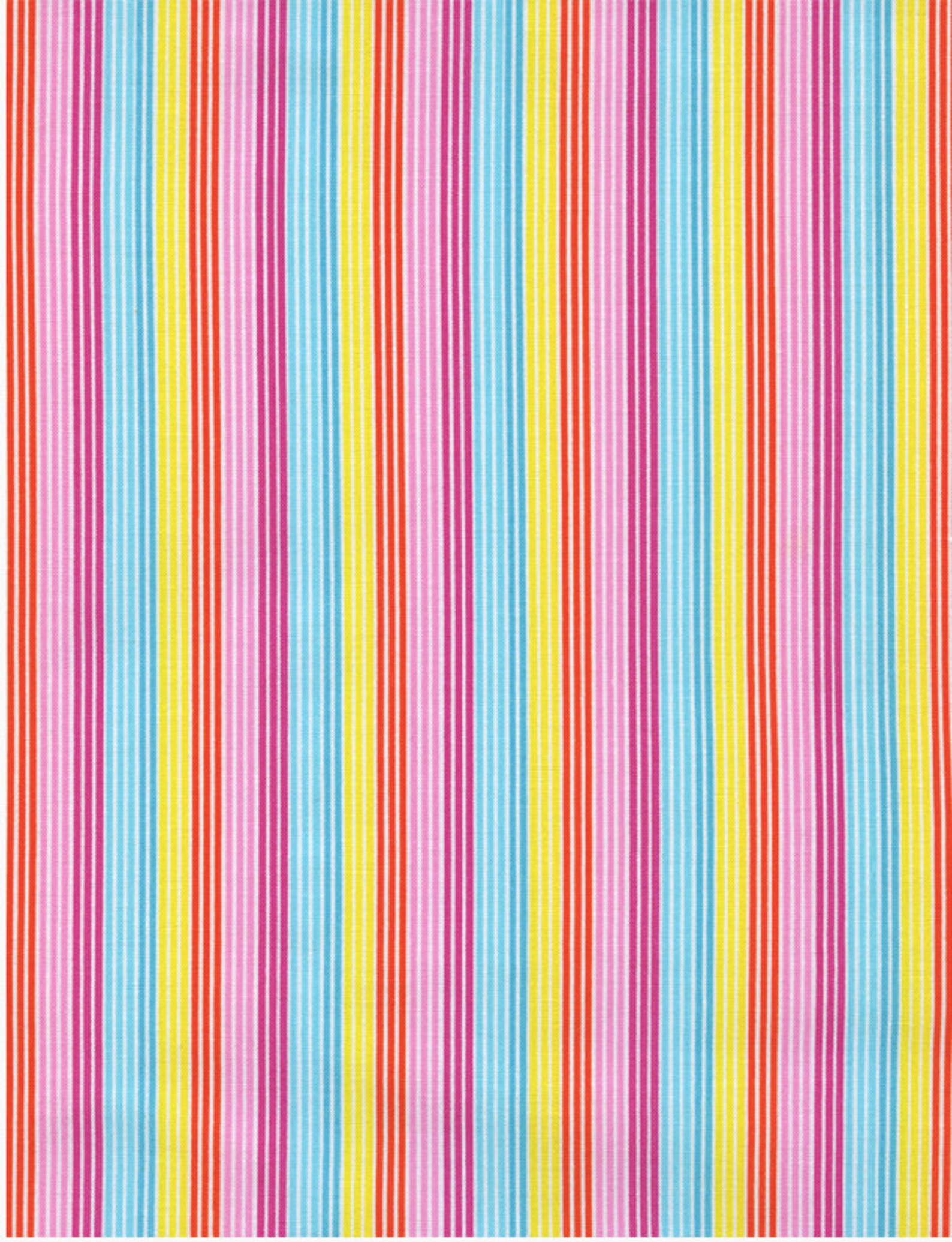 Fun in the Sun Stripe - Multi 1 Yard Cut, Timeless Treasures. - Etsy