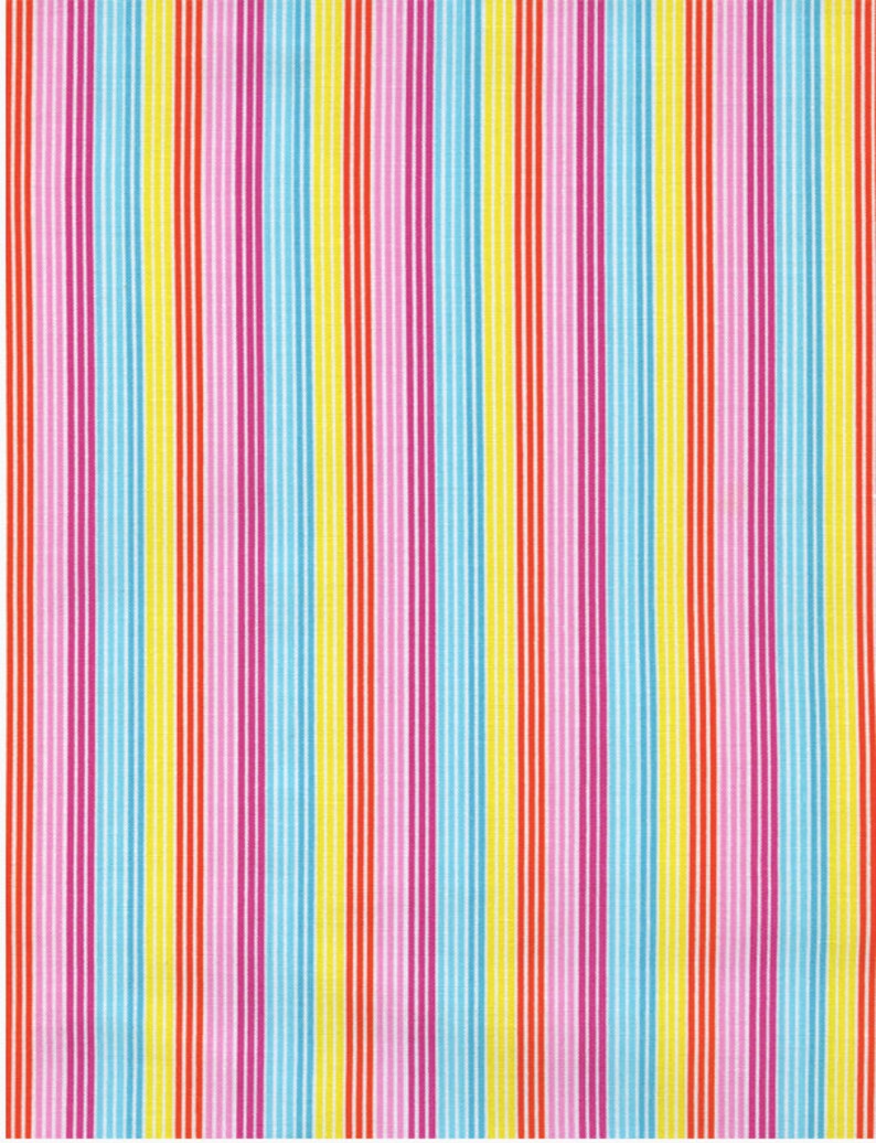 Fun in the Sun Stripe - Multi 1 Yard Cut, Timeless Treasures. - Etsy