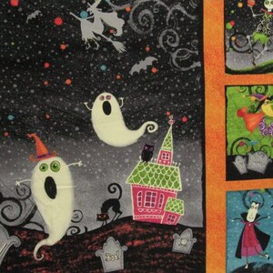 Halloween Panel - Wilmington Prints - Cotton Fabric - Halloween Fabric