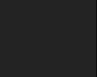 Cotton Solid Black 1 Yard cut - Northcott Fabric - Basic solid Black - Quilting Fabric - Color Works Black solid