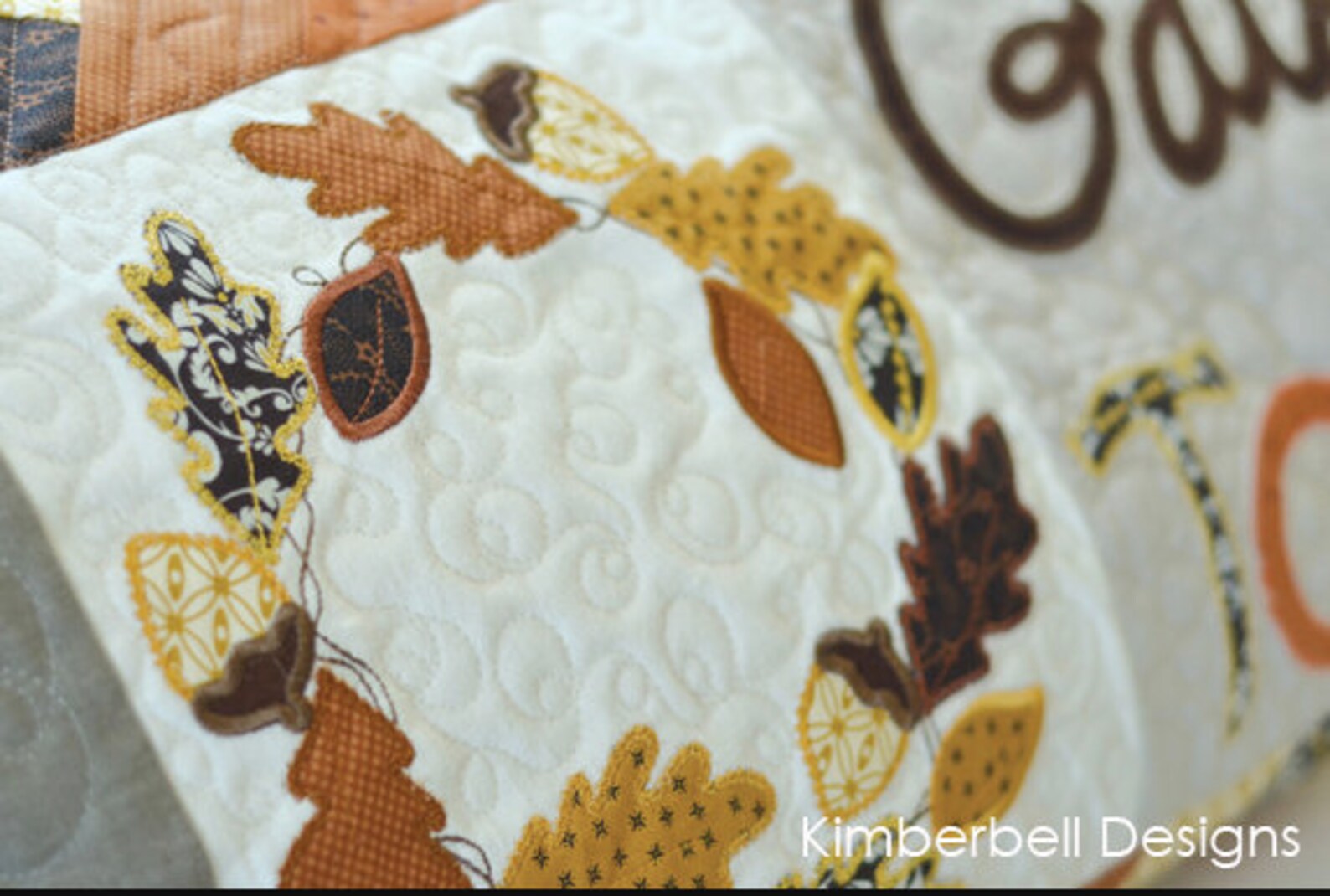 Kimberbell Bench Pillow Embroidery Machine Gather Etsy