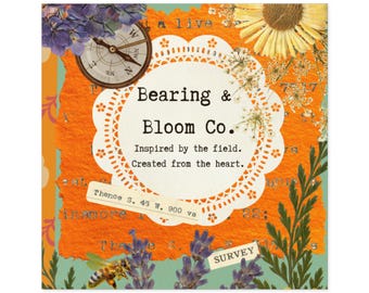 Bearing and Bloom Wildflower Sticker