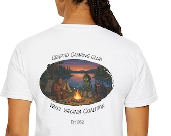 T-shirt Camp Cryptid West Virginia