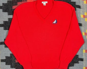 Vintage Tech 1993 Xerox Boat Knit Sweater Size XL