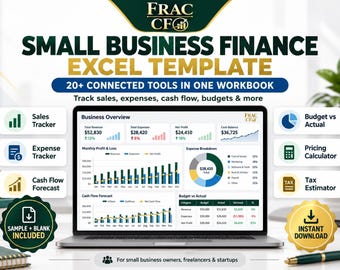 Small Business Finance Excel Bundle