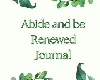 Abide and be Renewed digitaal notitieboek
