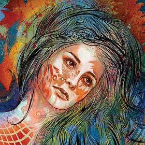 Graffiti wall art - Graffiti Dreamer original art print