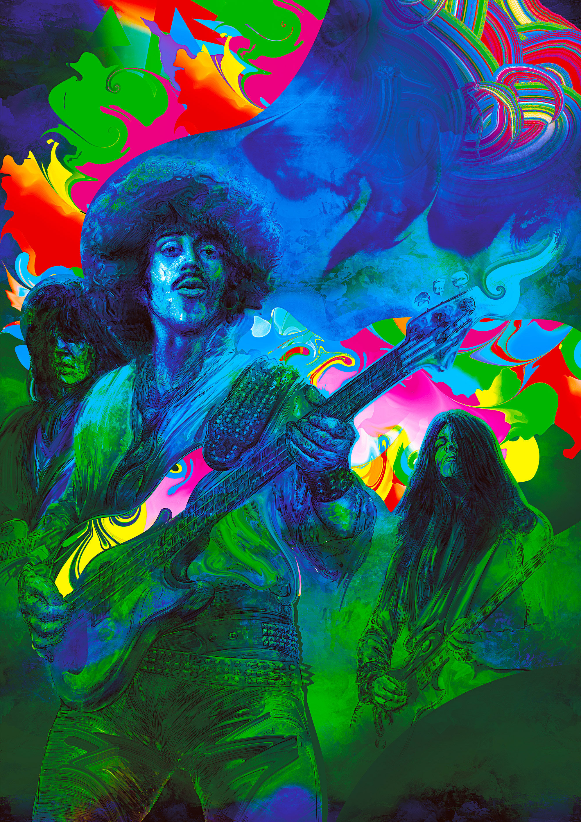 激レア　THIN LIZZY フィル・ライノット トリビュートポスターシンリジィ 激レア THIN LIZZY フィル・ライノット トリビュートポスター