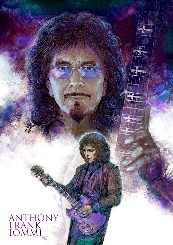 トニー・アイオミのアートポスター：ブラック・サバスのギター