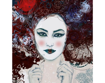 Geisha I art print by Hubert Fine Art