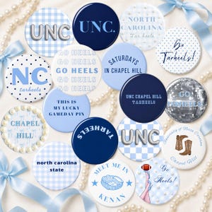 UNC Chapel Hill Gameday Buttons