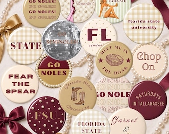 Botones para el día del partido de la Universidad Estatal de Florida