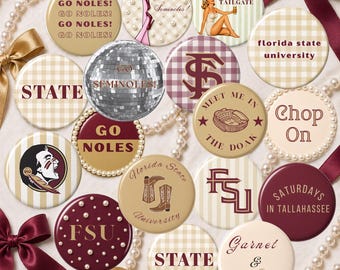 Botones para el día del partido de la Universidad Estatal de Florida